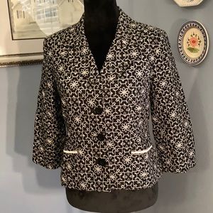 Embroidered Suit Jacket